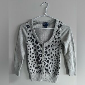 American Eagle Leopard Print Cardigan – Size Small
